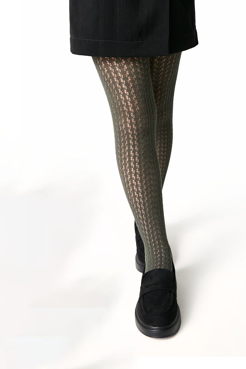 Conte-Kids Cotton Tights Miss 618 - Mesh Pattern