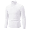 Men's Solid-Color Fashion Twist-Knit Pullover Sweater